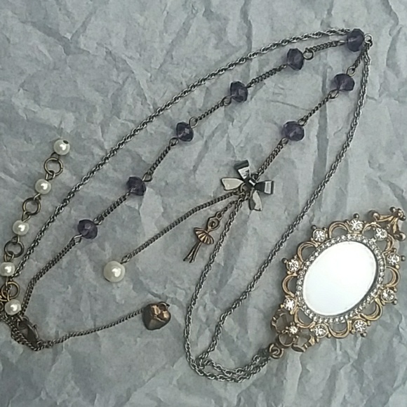 Betsey Johnson Jewelry - Betsey Johnson Looking Glass Necklace